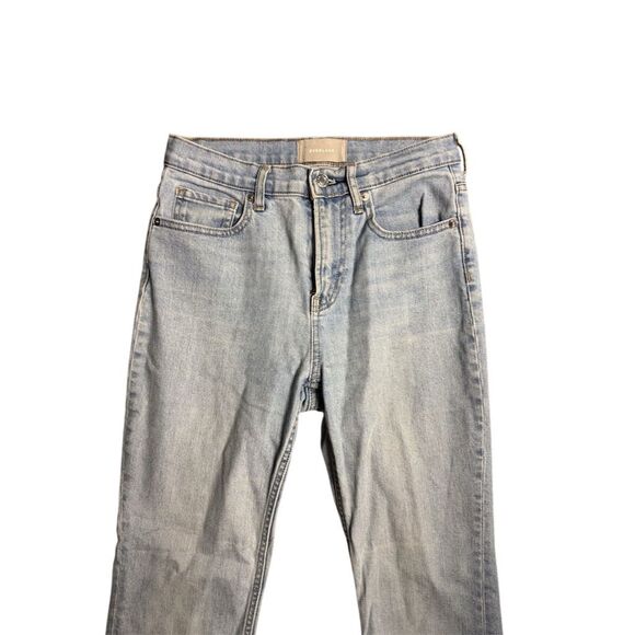 Everlane Women's Bootcut Jeans Light Wash Blue Size 27 Frayed Hem - Picture 4 of 8